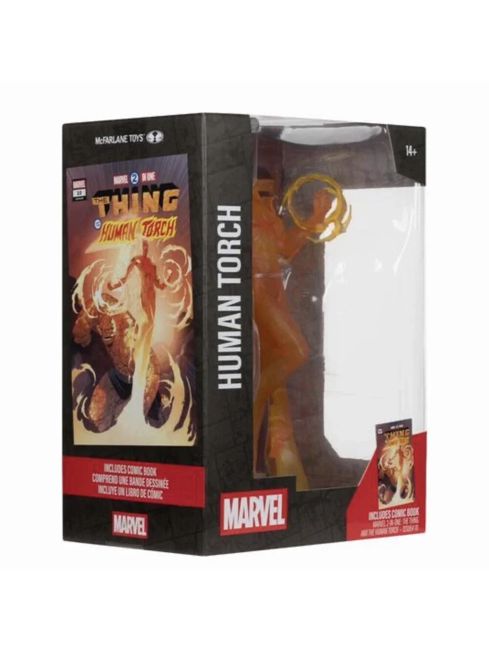 🔥NIB! Mcfarlane MARVEL PVC Human Torch 1/6 Scale Statue Collectors Series 🔥